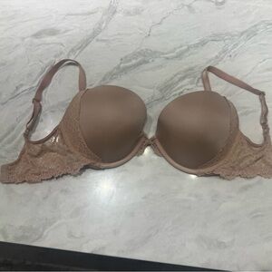 Elegant Tan Lace Push-Up Bra Victoria secret